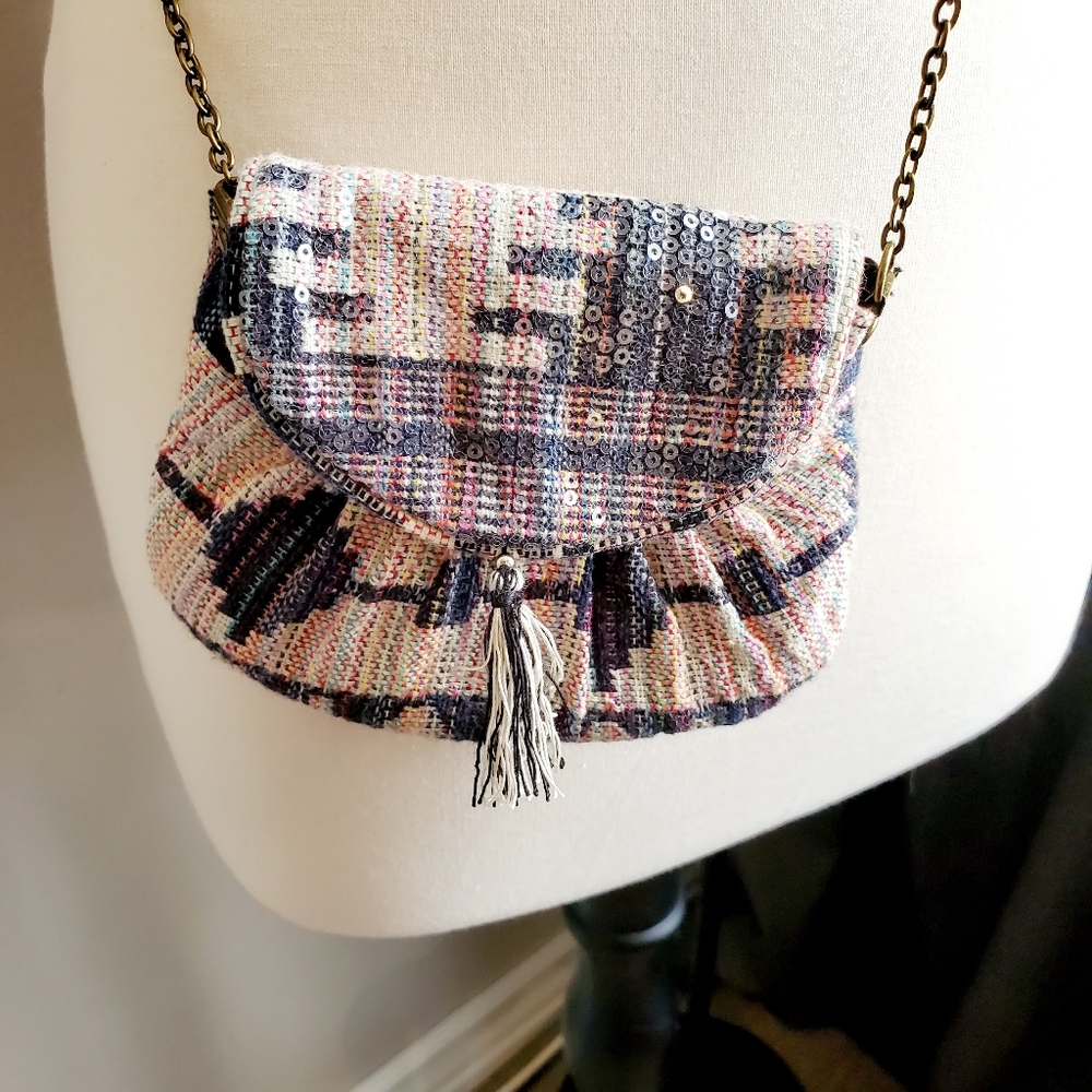 Knit bag w/strap